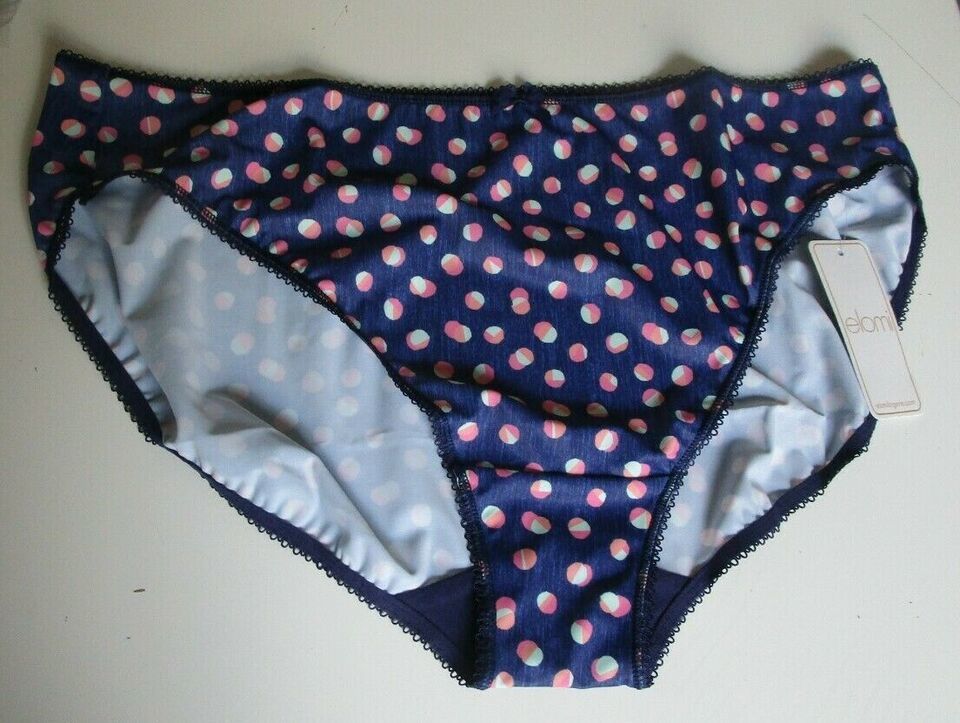 Elomi Kim Brief Panty Style EL 4345 Blue Print - $12.82+