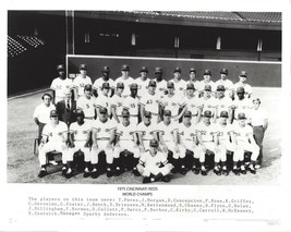 1975 CINCINNATI REDS 8X10 TEAM PHOTO BASEBALL PICTURE WORLD CHAMPS MLB - £3.93 GBP