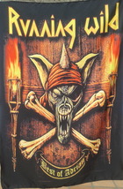 RUNNING WILD Best of Adrian FLAG CLOTH POSTER BANNER CD Heavy Metal - £15.73 GBP