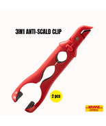 3-in-1 Anti-Scald Bowl Clip–Non-Slip Silicone Pot &amp; Plate Holder Tool (2... - $39.69