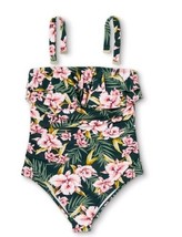 Kona Sol™ ~ Women&#39;s Size 22W ~ Multicolor Floral/AFM30 ~ One Piece Swimsuit - £23.91 GBP