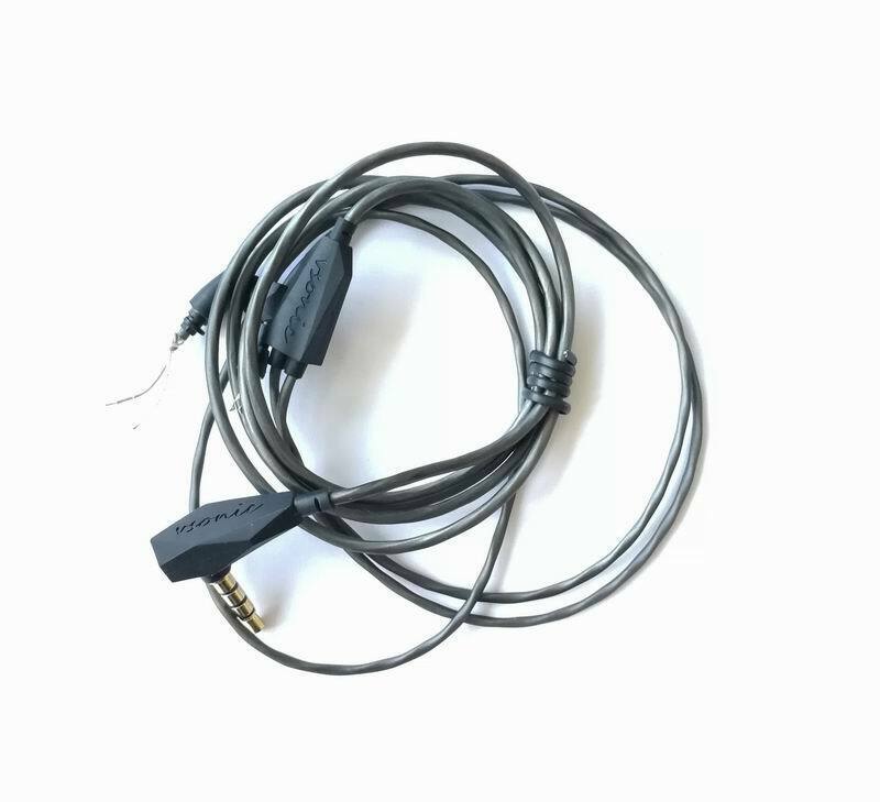 3.5mm Jack DIY Earphone Headphone Audio Cable Repair Silver plated Cord ... - $6.72