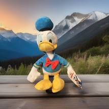 Disney Junior Mickey Donald Duck 14&quot; Plush Toy Just Play Logo 2022 NWT - $9.90