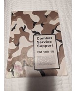 1976  FM 100-10 COMBAT SERVICE SUPPORT  Camouflaged Cover - $148.77 MXN