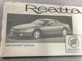 1989 GM Buick REATTA Operators Owner Owners Manual OEM - £39.27 GBP