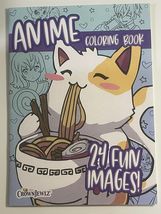 ANIME COLORING BOOK - 24 FUN IMAGES! (New) - $10.00