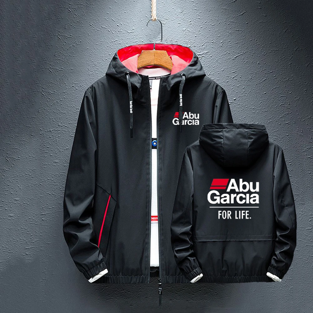  Abu Garcia Hoodies Splice Fashion Jackets Zipper Man&#39;s Comfortable Casual Coats - £104.97 GBP