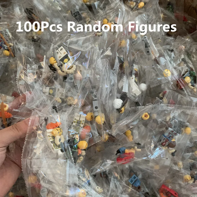 100Pcs/set Random Action Figures Wars Star Iron Figures Building Blocks Assemble - £79.03 GBP