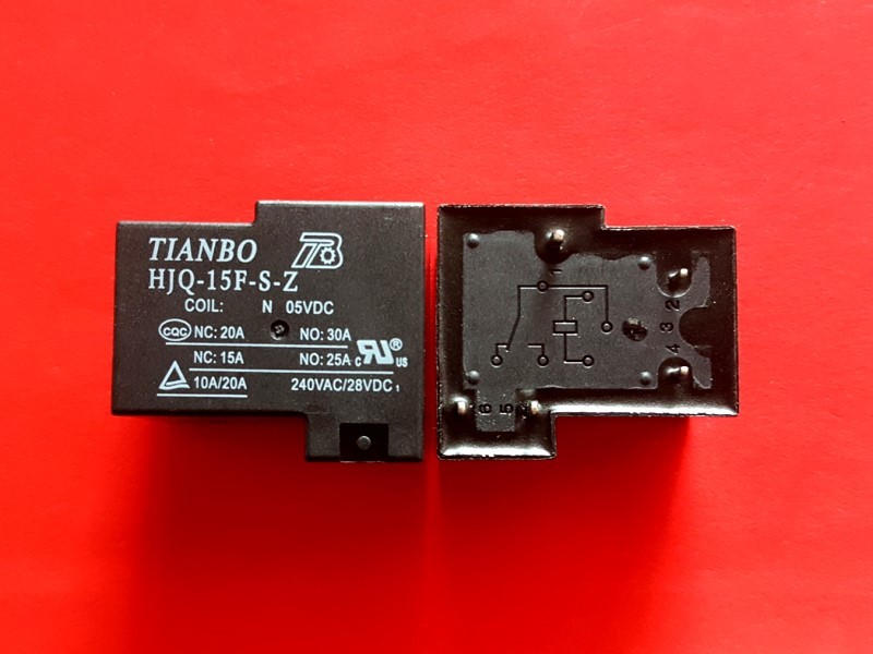 HJQ-15F-S-Z, 5VDC Relay, TIANBO Brand New!!