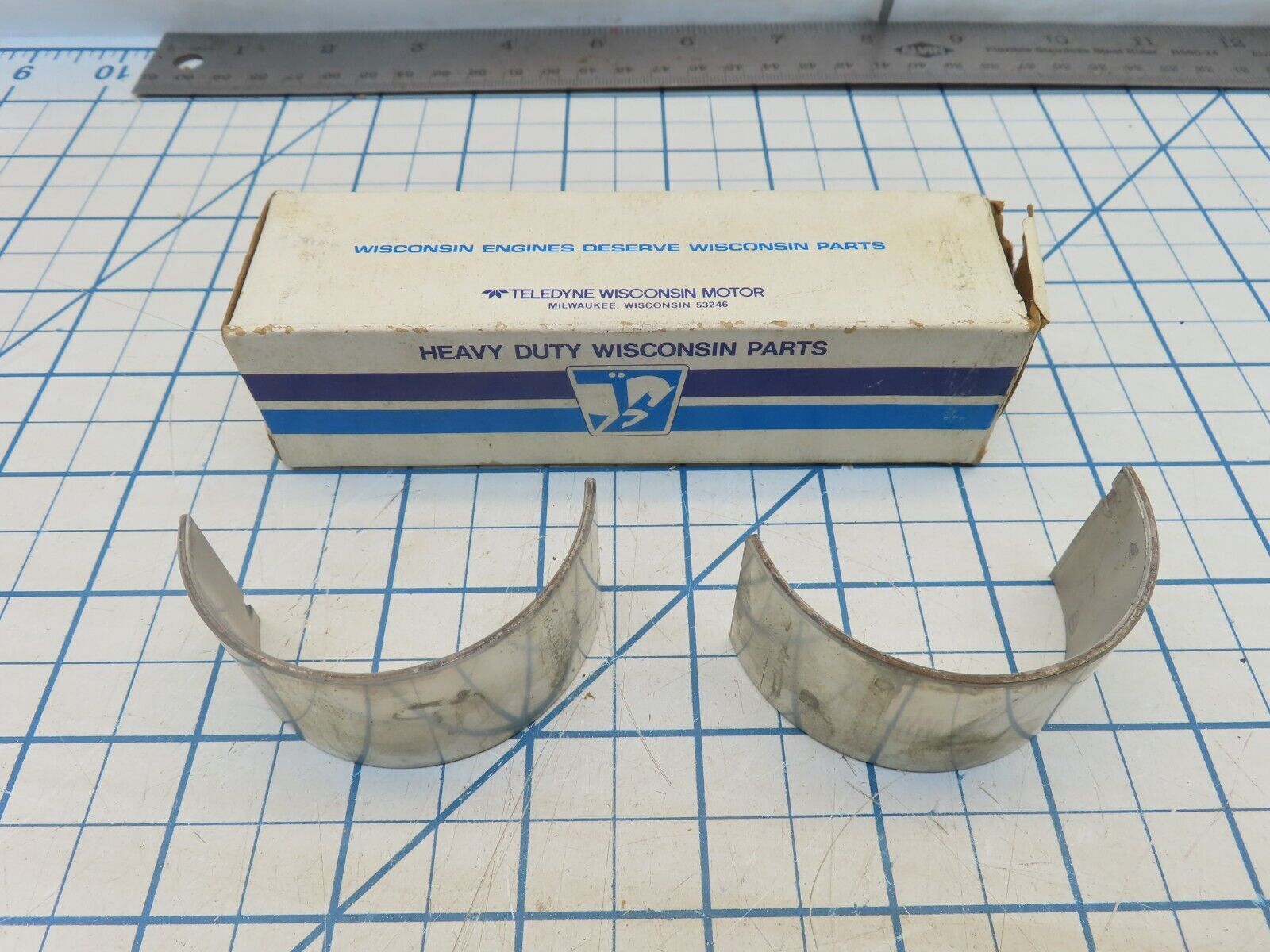 Wisconsin HA120DS10 HA-120-DS10 S10 Connecting Rod Shell Bearing - Lawn ...