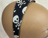 Black Skull Cross Bones Pirate Ladies Headband Hair Accessory - $8.14