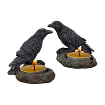 Pair of Raven Tealight Holders with Tealight Candles! - £17.31 GBP