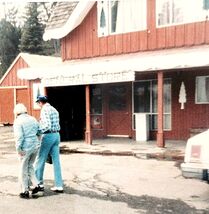 1984 Small Town General Store Vintage Photograph Maine New England Winte... - $11.99