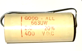 Good_all 663UW 2.0 20% 400v Axial Capacitor 2000nf - £2.84 GBP