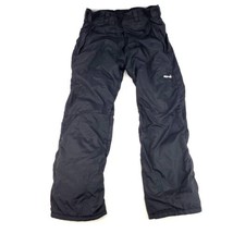 Ski Gear Snow Pants Womens Size Small Black Zip Pocket Embroidered Logo - $25.73