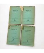 American Life In Literature 1944 Set of 4 Volumes 1,2,3,74  EM 114 Vintage - $1,181.78 MXN