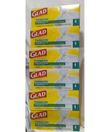 Lot of 6 Glad Compactor Trash Bags – 18 Gallon Kitchen Bags – 24 Total –... - $748.01 MXN