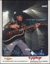 John Rich (Big &amp; Rich) Epiphone Custom Masterbilt acoustic guitar 8 x 11 ad - £3.32 GBP
