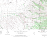 Herder Creek, Nevada 1967 Vintage USGS Topo Map 7.5 Quadrangle Topographic - $23.99