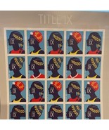 TITLE IX, THE LANDMARK GENDER EQUITY LAW 20 STAMPS 1 sheet - $13.99