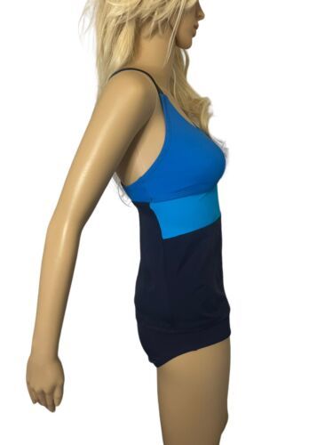 Nike Swim Women&#39;s Tankini 2-Piece Swimsuit Blue Green NESS8918 Sz S NWT ... - $44.99