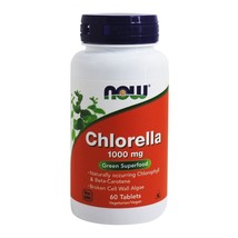 NOW Foods Chlorella 1000 mg., 60 Tablets - $11.45
