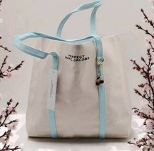 Marc Jacobs Perfect linen limited edition tote bag w/cherry charm NWT/sealed Bag - $22.95