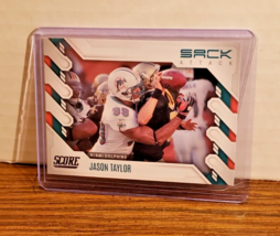 2022 Score Football Sack Attack #SA-JT Jason Taylor - $1.97
