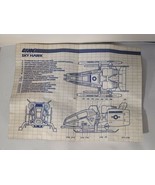 1985 GI Joe Sky Hawk Vehicle Blueprints Instructions - €7,25 EUR