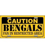 Caution Bengals Metal Novelty License Plate LP-2546 - £15.14 GBP