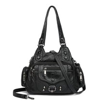 Women Bags 2021 New Designer Handbags Shoulder Bags for Women Soft Pu Leather Cr - £48.64 GBP