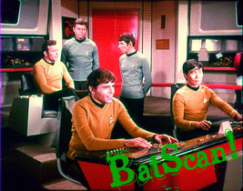 STAR TREK 1968 Original Film Slide AND Color 5x7 Photo #81   The Bridge ... - £12.54 GBP