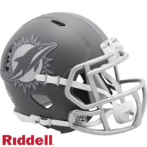 Miami Dolphins Helmet Riddell Replica Mini Speed Style Slate Alternate - €74,62 EUR