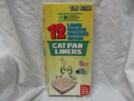 Van Ness Large Cat Pan Liners, 12 Count - £19.54 GBP