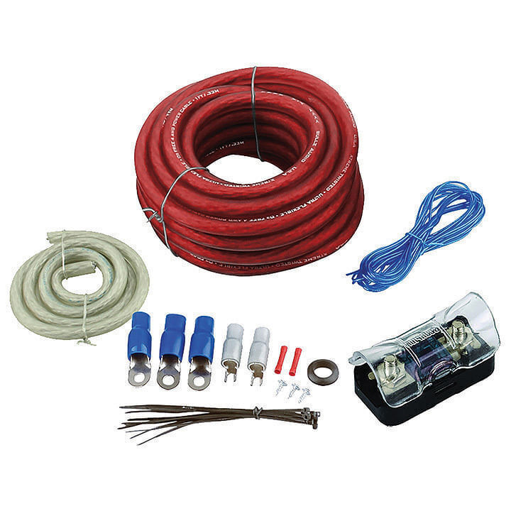 AMPLIFIER WIRING KIT 4GA;BULLZAUDIO; RED/GOLD EDITION; BOX - $66.03