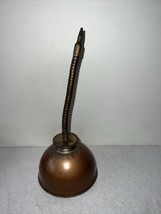 Vintage Eagle Thumb Pump Oiler Flex Flexible Spout Can Made In USA Oil Can - £15.55 GBP