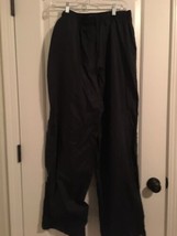 Nike Men&#39;s Athletic Windbreaker Track Pants Drawstring Size XL Black  - $44.62