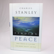 Signed By Charles Stanley Finding Peace Hardback Book With Dust Jacket 2003 Copy - £34.63 GBP