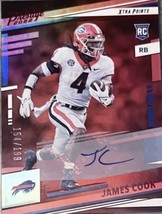 2022 Panini Prestige Xtra Points James Cook 154/199 Auto Rc #347 BILLS/UGA Dogs* - £44.83 GBP