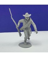Louis Marx civil war toy soldier gray south confederate vtg figure cowbo... - £10.91 GBP