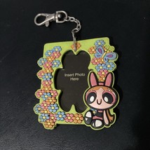 PowerPuff Girls BLOSSOM Vintage Plastic Photo Keychain Cartoon Network 2000 - $13.85