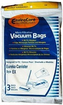 Eureka EX Canister Micro Filtration vacuum bags - Generic - 3 pack - £6.49 GBP