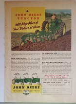 1954 John Deere  50  60  and 70 Two Cylinder Magazine Ad - $20.57