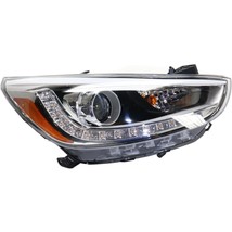 Headlight For 2014-2017 Hyundai Accent Right Passenger Side Halogen With LED DRL - £497.22 GBP