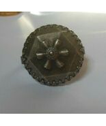 Vintage Antique Dimensional Metal Scarf Clip - $48.26