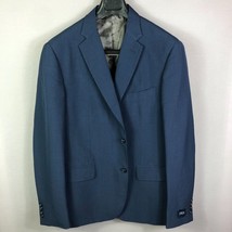John W. Nordstrom Blue Texture Notch Lapel Sportcoat Jacket Size 44R $395 - £51.51 GBP