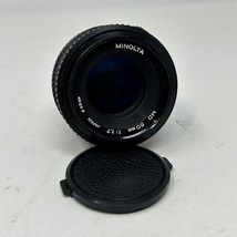 Minolta MD 50mm 1:1.7 Lens OEM Very Good Condition W/non OEM Caps - £21.28 GBP