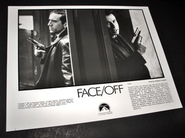 1997 FACE/OFF John Woo Movie Press Photo Nicolas Cage John Travolta gun pistol - £8.07 GBP