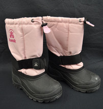Kamik Rocket Light Pink Insultated Lined Winter Snow Rain Boots 13 Child... - $27.94