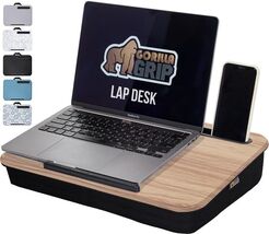 Elegant Laptop Lap Desk with Phone Holder - Portable Workspace for 15.6”... - $90.04